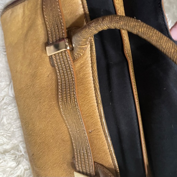 Antonio Melani Chic Brown Leather Bag - Picture 7 of 13